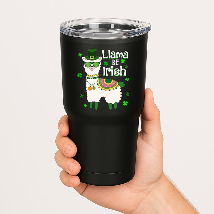 Llama Be Irish St Patrick's Day Funny Tumbler