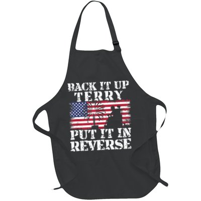 Lawd Back it up Terry Put it In Reverse 4th July birthday  Full-Length Apron With Pockets
