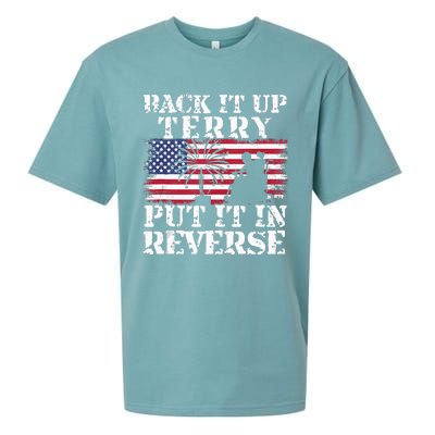 Lawd Back it up Terry Put it In Reverse 4th July birthday  Sueded Cloud Jersey T-Shirt