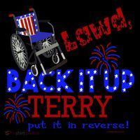 Lawd Back It Up Terry Put It In Reverse 4th July Birthday Gift Sustainable Bucket Hat