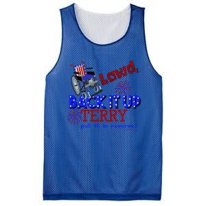 Lawd Back It Up Terry Put It In Reverse 4th July Birthday Gift Mesh Reversible Basketball Jersey Tank