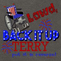 Lawd Back It Up Terry Put It In Reverse 4th July Birthday Gift Cotton Canvas Backpack