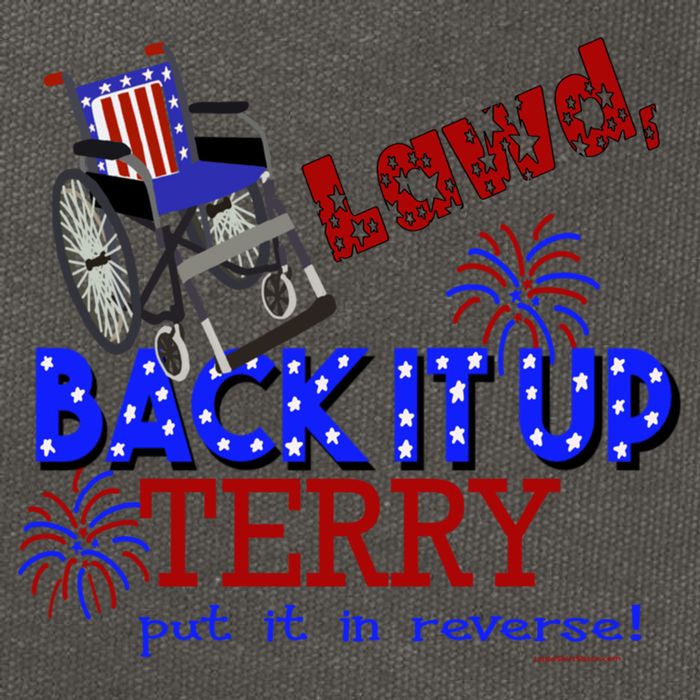 Lawd Back It Up Terry Put It In Reverse 4th July Birthday Gift Cotton Canvas Backpack