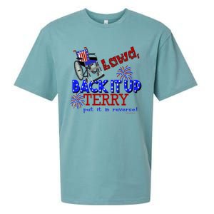 Lawd Back It Up Terry Put It In Reverse 4th July Birthday Gift Sueded Cloud Jersey T-Shirt