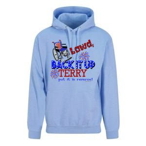 Lawd Back It Up Terry Put It In Reverse 4th July Birthday Gift Unisex Surf Hoodie