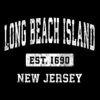 Long Beach Island New Jersey Nj Vintage Athletic Sports Backpack
