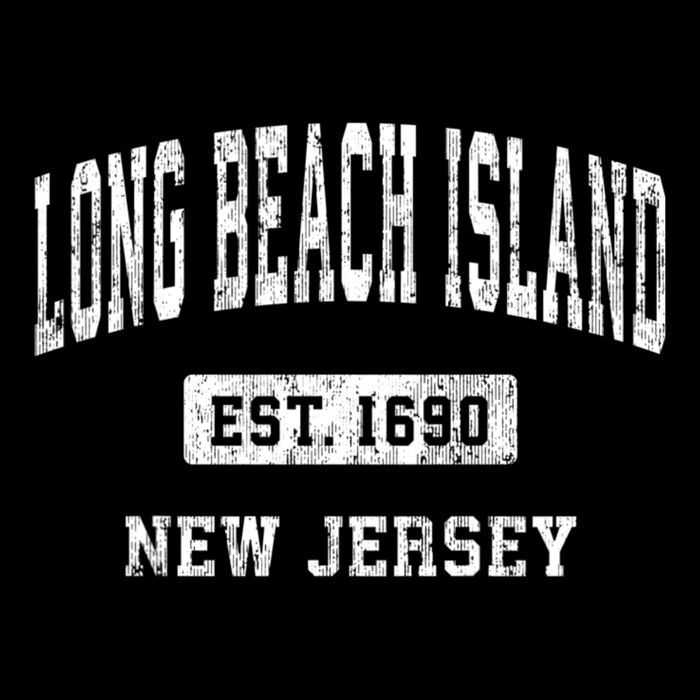 Long Beach Island New Jersey Nj Vintage Athletic Sports Backpack