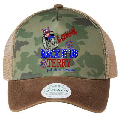 Lawd Back It Up Terry Put It In Reverse 4th July Birthday Gift Legacy Tie Dye Trucker Hat
