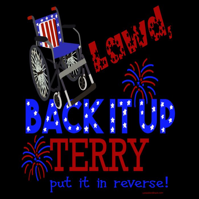 Lawd Back It Up Terry Put It In Reverse 4th July Birthday Gift Drawstring Bag