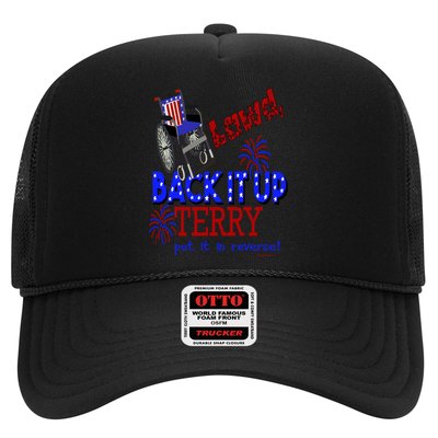 Lawd Back It Up Terry Put It In Reverse 4th July Birthday Gift Trucker Hat