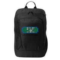 Luck Be In The Air Tonight Funny Offensive Saying  City Backpack
