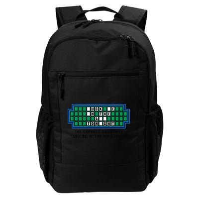 Luck Be In The Air Tonight Funny Offensive Saying  Backpack