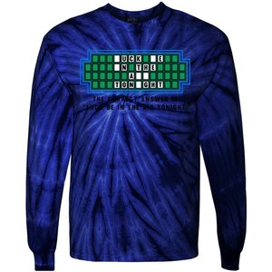 Luck Be In The Air Tonight Funny Offensive Saying  Tie-Dye Long Sleeve Shirt