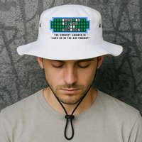 Luck Be In The Air Tonight Funny Offensive Saying  Bucket Hat