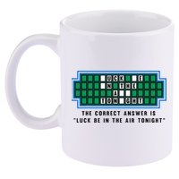 Luck Be In The Air Tonight Funny Offensive Saying  11oz C Handle Ceramic Mug
