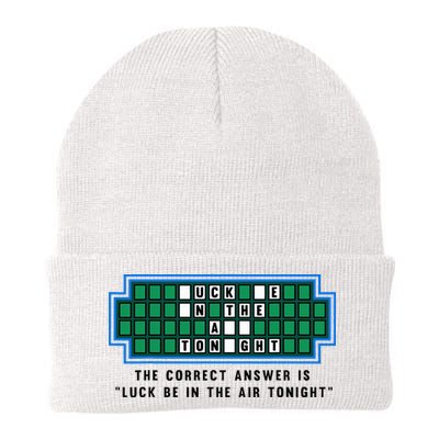 Luck Be In The Air Tonight Funny Offensive Saying  Beanie