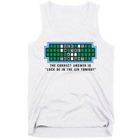 Luck Be In The Air Tonight Funny Offensive Saying  Tank Top