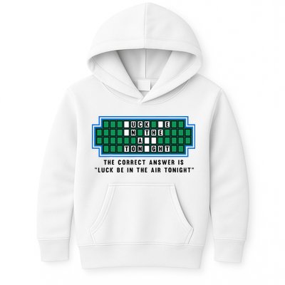 Luck Be In The Air Tonight Funny Offensive Saying  Kids Hoodie