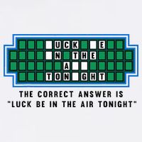 Luck Be In The Air Tonight Funny Offensive Saying  Wool Snapback Cap
