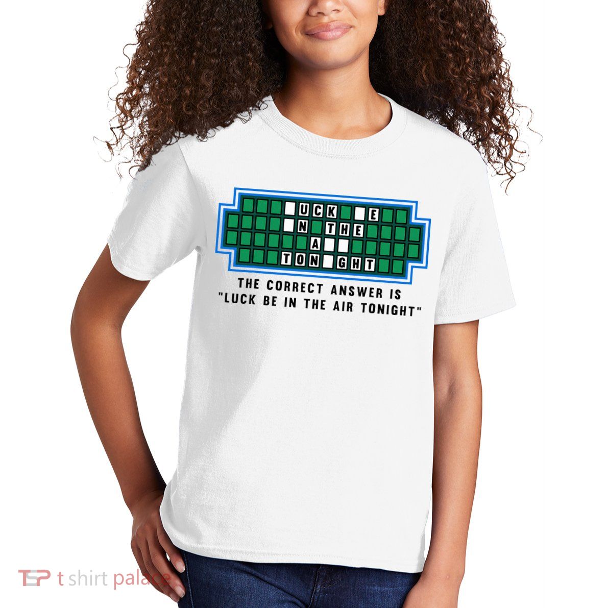 Luck Be In The Air Tonight Funny Offensive Saying  Kids T-Shirt