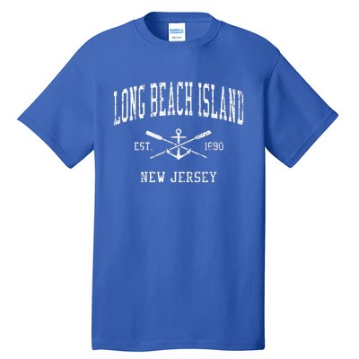 Long Beach Island Nj Vintage Tall T-Shirt