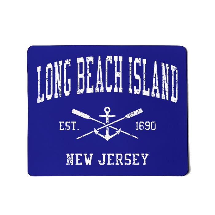 Long Beach Island Nj Vintage Mousepad