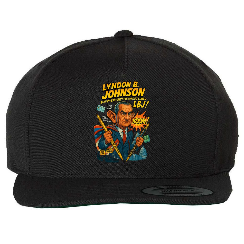 Lyndon B. Johnson The Presidential Chronicles Wool Snapback Cap
