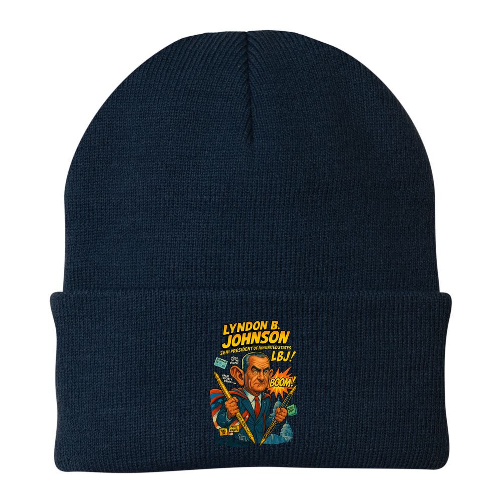 Lyndon B. Johnson The Presidential Chronicles Beanie