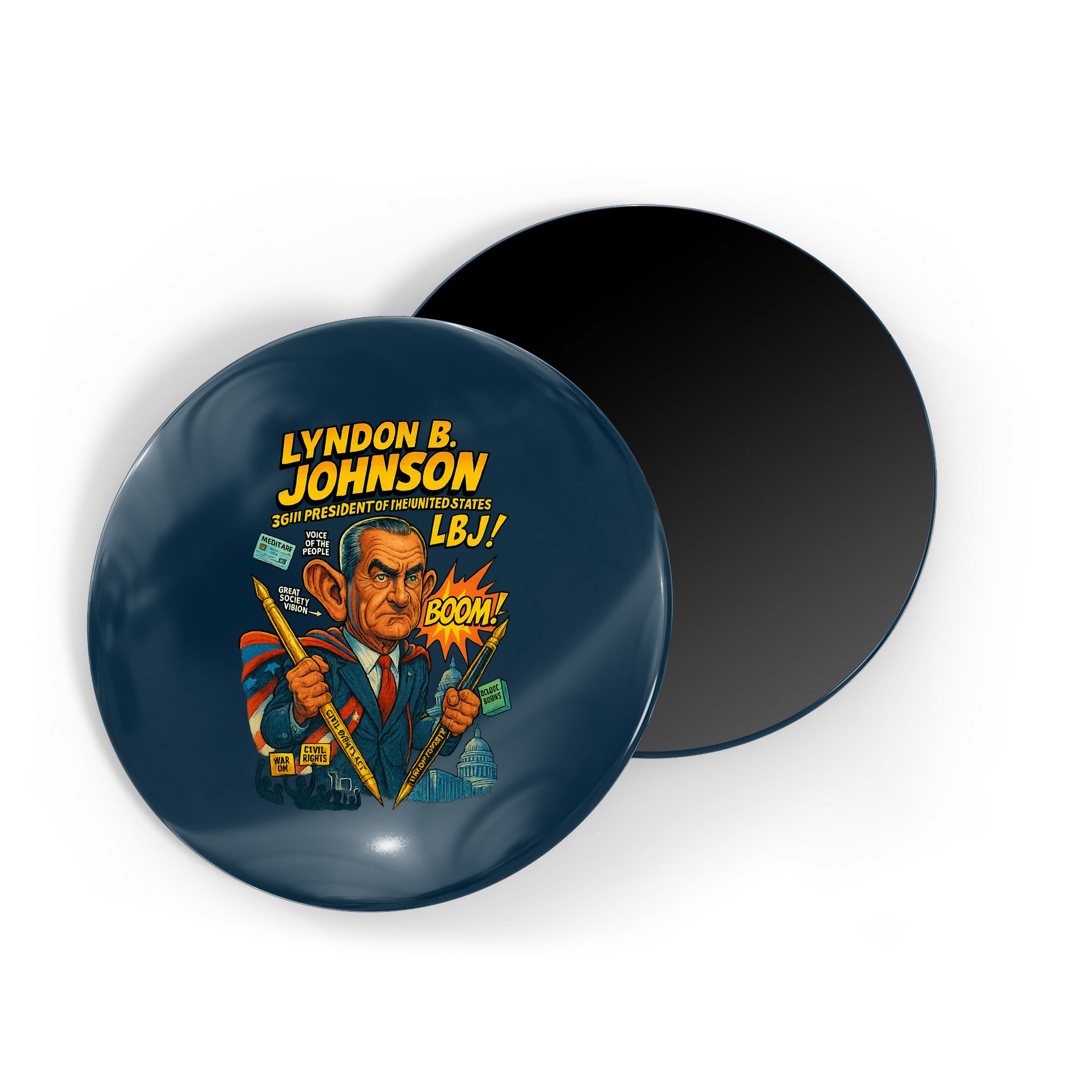 Lyndon B. Johnson The Presidential Chronicles Magnet