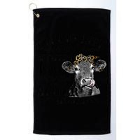 Living Between Jesus Take The Wheel And I Wish A Heifer Golf Towel