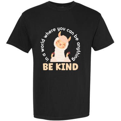 Llama Be Kind Unity Day Orange Anti Bullying Unity day Garment-Dyed Heavyweight T-Shirt