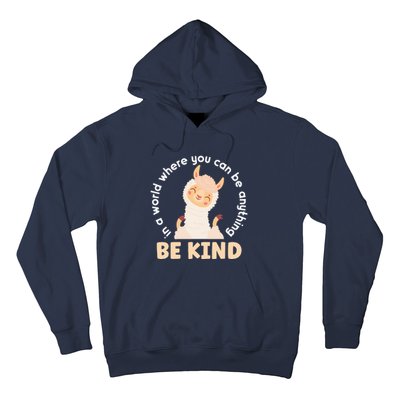 Llama Be Kind Unity Day Orange Anti Bullying Unity day Hoodie