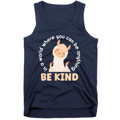 Llama Be Kind Unity Day Orange Anti Bullying Unity day Tank Top