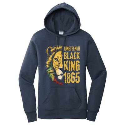 Lion Black King 1865 Junenth African American Gift Women's Pullover Hoodie