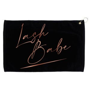 Lash Babe Lash Instructor Lash Artist Lash Tech Gift Grommeted Golf Towel