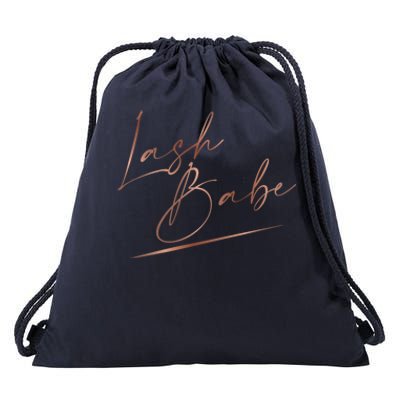 Lash Babe Lash Instructor Lash Artist Lash Tech Gift Drawstring Bag