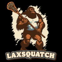 Laxsquatch! Bigfoot Lacrosse Player Funny Sasquatch Lax Flat Bill Trucker Hat