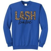 Lash Babe Lash Tech Lash Artist Leopard Lash Gift Sweatshirt