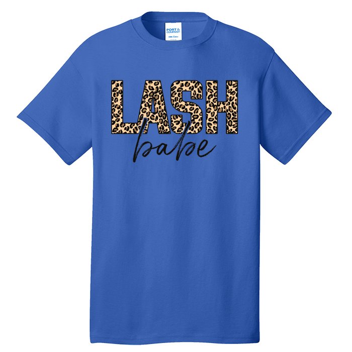 Lash Babe Lash Tech Lash Artist Leopard Lash Gift Tall T-Shirt