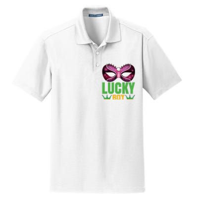 Lucky Boy Dry Zone Grid Polo