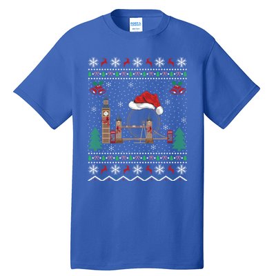 London Bridge Lover Xmas Gift Ugly London Bridge Christmas Gift Tall T-Shirt