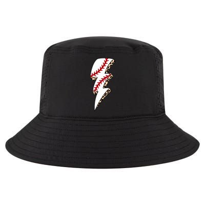 Leopard Baseball Lightning Bolt Baseball Mom Game Day Meaningful Gift Cool Comfort Performance Bucket Hat