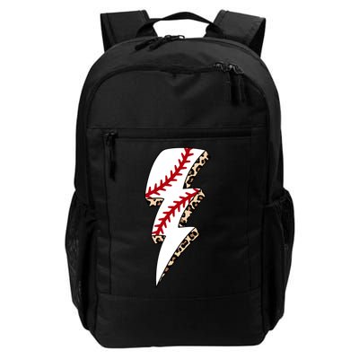 Leopard Baseball Lightning Bolt Baseball Mom Game Day Meaningful Gift Backpack