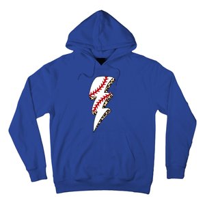 Leopard Baseball Lightning Bolt Baseball Mom Game Day Meaningful Gift Hoodie