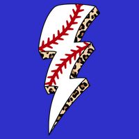 Leopard Baseball Lightning Bolt Baseball Mom Game Day Meaningful Gift 16 in Basic Backpack