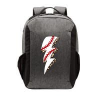 Leopard Baseball Lightning Bolt Baseball Mom Game Day Meaningful Gift Vector Backpack