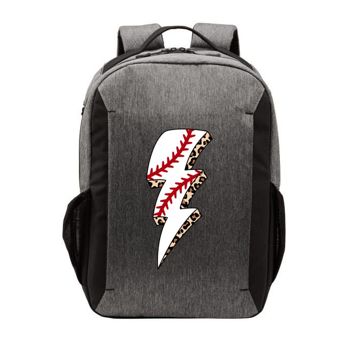 Leopard Baseball Lightning Bolt Baseball Mom Game Day Meaningful Gift Vector Backpack