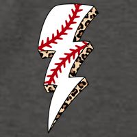 Leopard Baseball Lightning Bolt Baseball Mom Game Day Meaningful Gift Vector Backpack
