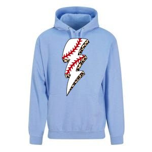 Leopard Baseball Lightning Bolt Baseball Mom Game Day Meaningful Gift Unisex Surf Hoodie