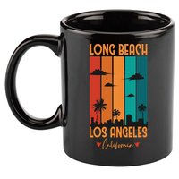 Long Beach Los Angeles California 11oz C Handle Ceramic Mug